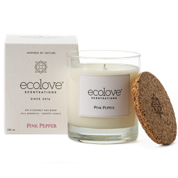 [009.620.GC13] Vela Aromática Pink Pepper 225Gr Ecolove                    
