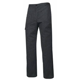 [088.OREGANO52.56] Calça De Cozinha Oregano Quadrados Negros Nº56              
