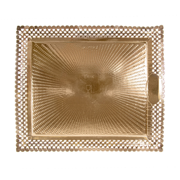 [107.184.40.5] Prato Com Renda Erik Dourado 27X32Cm  5 Unidades            