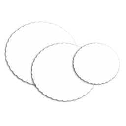 [107.325.10.25] Disco Plano De Cartao Branco 32Cm  25 Unidades              