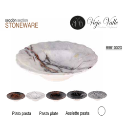 [880.B981002D] Prato Pasta Redondo Jupiter 28X6Cm.8Cm Viejo Valle          