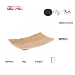 [880.B1052025] Travessa Melamina Banana 24X14X4Cm  Viejo Valle             
