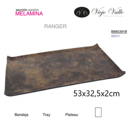 [880.B885391B] Travessa Melamina Gn 1/1 Ranger 53X32,5X2Cm Viejo Valle     
