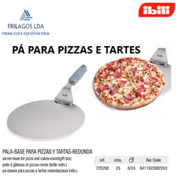 [107.676.725200] Pá Para Pizzas E Tartes 25Cm Ibili                          