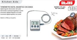 [107.676.743405] Termometro Digital Magnetico -50/300ºc C/Sonda Ibili        