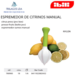 [107.676.780900] Espremedor De Citrinos Manual Nylon Ibili                   