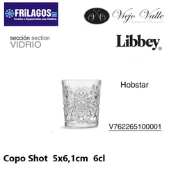 [880.V762265100001] Copo Shot Obstar 6Cl 5X6,1Cm  Libbey                        