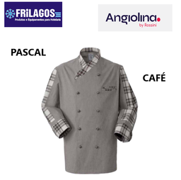 [080.MG1201.FF.XXL] Jaleca Chef Pascal Café Algodão Tamanho. Xxl                