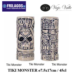[880.B1049002] Tiki Monster Ø7.5X17Cm / 45Cl  Viejo Valle                  