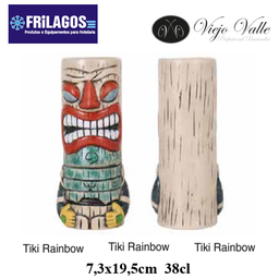 [880.B1049005] Tiki Rainbow Ø7.3X19.5Cm / 38Cl   Viejo Valle               