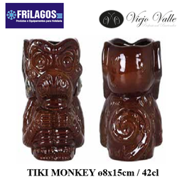 [880.B1049009] Tiki Monkey Ø8X15Cm / 42Cl  Viejo Valle                     