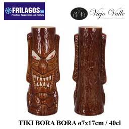 [880.B1049017] Tiki Bora Bora Ø7X17Cm / 40Cl  Viejo Valle                  