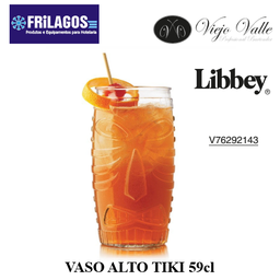 [880.V76292143] Vaso Alto Tiki 59Cl  Vidro Libbey                           