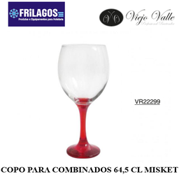 [880.VR22299] Copo Para Combinados Pé Vermelho 64,5Cl Misket Lav          