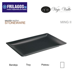 [880.B2883] Travessa Preta St Ming Ii   30X20X2,5Cm Viejo Valle         