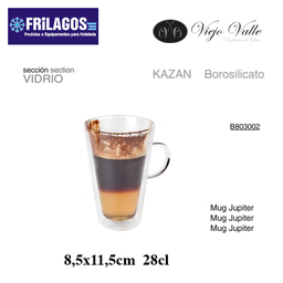 [880.B803002] Chavena Borosilicato 28Cl. 8.5X11.5Cm Jupiter Viejo Valle   
