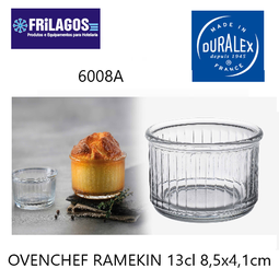 [107.6008A] Conjunto 4 Ramequins 13Cl 8,5X4,4Cm Vidro 300ºc Duralex     