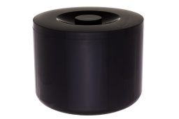 [107.0733995719] Balde Gelo Abs Preto 4L Ø19X20Cm                            