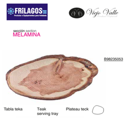 [880.B98235053] Travessa Melamina Teka  53X27X2Cm Viejo Valle               