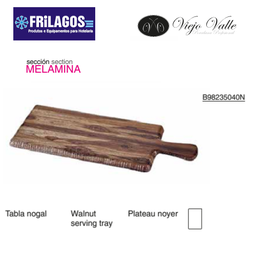 [880.B98235040N] Travessa Melamina  Nogal  50X19,5X2Cm Viejo Valle           