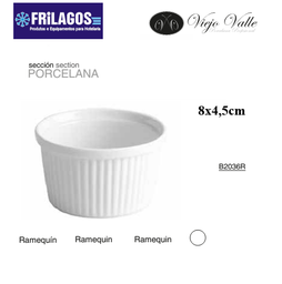 [880.B2036R] Ramequim Porcelana 8X4,5Cm Viejo Valle                      