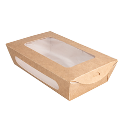 [107.226.91] Caixas C/Janela Para Salada 900Ml 20X12X5Cm 50 Unid.        