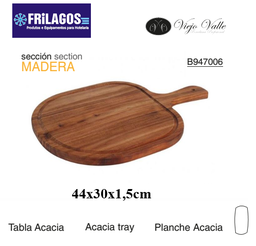 [880.B947006] Tabua De Servir Madeira De Acácia  44X30X1,5Cm Viejo Valle  