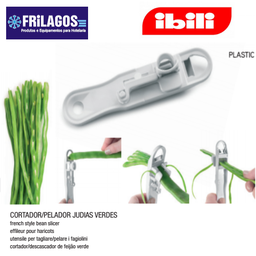 [107.676.799700] Cortador/Pelador De Feijão Verde 13Cm  Ibili                