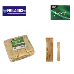 [107.439.88451] Colher Para Gelado Madeira Emb.Indev. 9,4Cm 50Unid. Papstar 