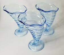 [107.77191580] Taça De Gelado 32Cl Fortuna Sky Blue Bormioli               