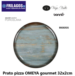 [880.B928252G] Prato Pizza Bonna Gourmet Omeya 32X2Cm Viejo Valle          