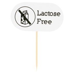 [107.222.68] Marcadores Lactose Free 8Cm Branco Madeira 100 Unid.        