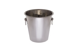 [107.0433654111] Balde Gelo C/ Argolas Inox 4,3L Ø21X20,5Cm                  