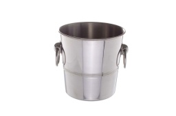 [107.0433654529] Balde Gelo C/ Argolas Inox 4,5L Ø19X20Cm                    
