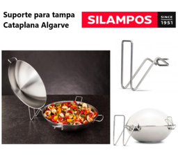 [107.631000009900] Suporte Inox Para Tampa Cataplana Algarve Silampos          