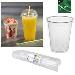 [107.439.11311] Copos Hurricane, Pet 0,3 L Ø 9,5Cm X11,7Cm 50 Unidades      