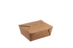 [107.1534390008] Caixa Take Away Kraft 1300Ml 17,5X14/15X12X6,5Cm Pack 50    