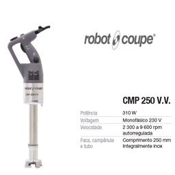[100.34240B] Triturador Cmp 250 Vv Robot Coupe                           