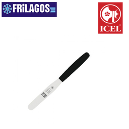 [107.541.6000.15] Espatula Direita 15Cm Cabo Preto Icel                       