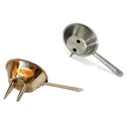 [107.4020002] Funil De Fios De Ovos 2 Bicos Inox                          