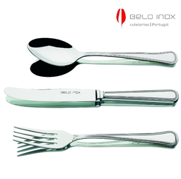 [107.662.CR16] Faca De Sobremesa Croma 2,5Mm Inox 18/10 Belo Inox          