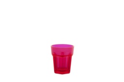 [107.673.004.0288] Copo De Shot  Policarbonato Faceta 4Cl Rosa                 