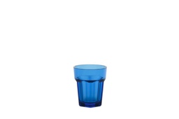 [107.673.004.0295] Copo De Shot  Policarbonato Faceta 4Cl Azul Iris            