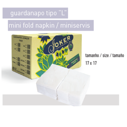 [963.PA04771] Guardanapo Sistema L Pasta  50 Maços De 90F Unid            