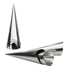 [107.676.802000] Conjunto 6 Moldes Cornocopia Inox 11X3,5Cm  Ibili           