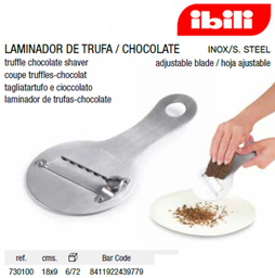 [107.676.730100] Laminador Trufa/Chocolate Inox Lamina Regulavel 18X9Cm Ibili