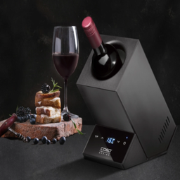 [109.5CASOD614G] Refrigerador Caso Winecase One Black Inox                   