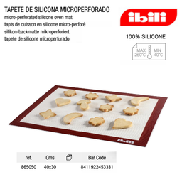 [107.676.865050] Tapete De Silicone Microperfurado 40X30Cm Ibili             