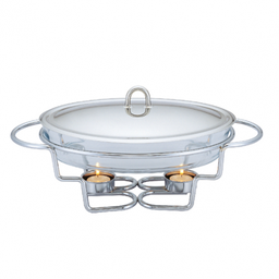 [107.625.22400008] Rechaud  Adria 3L Oval  2 Lamparinas 50X24Cm                