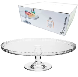 [107.625.95117] Prato Para Bolo Vidro C/Pé 32Cm Patisserie Pasabahace       